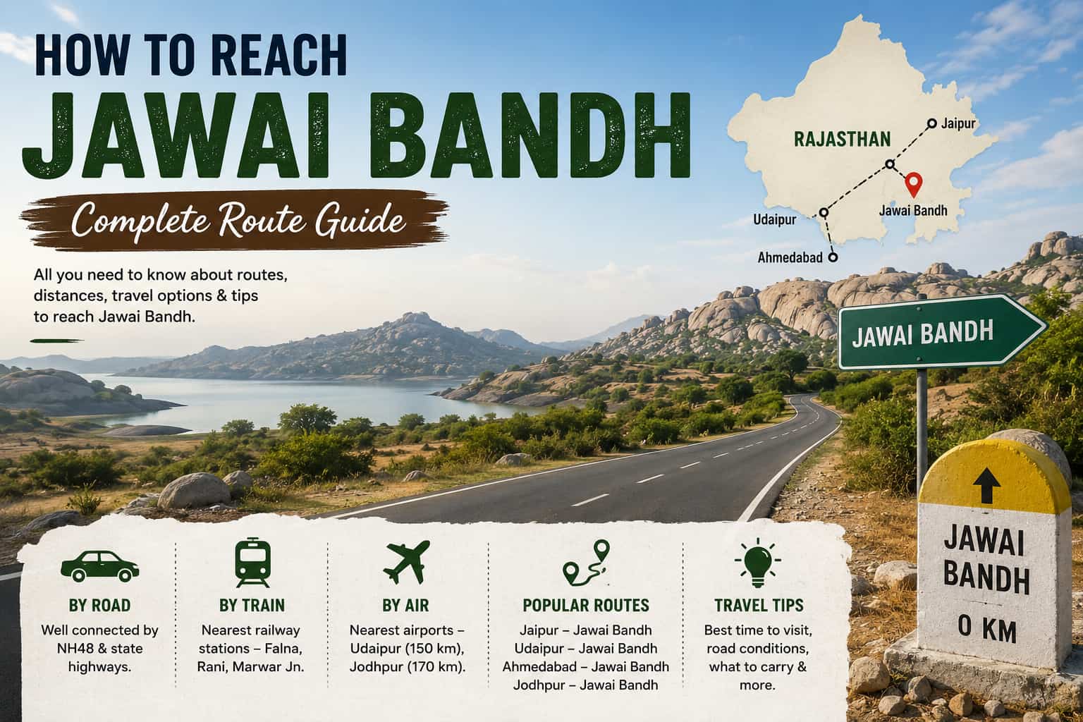 How to Reach Jawai: Complete Travel Guide by Road, Train & Flight (2026)